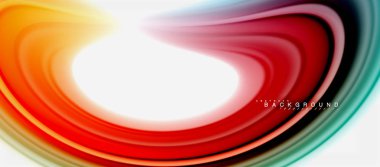Gökkuşağı sıvı renk arka plan Bükülü sıvı tasarım, renkli mermer veya plastik dalgalı doku zemin, çok renkli şablonu için iş veya teknoloji sunu veya web broşür kapak
