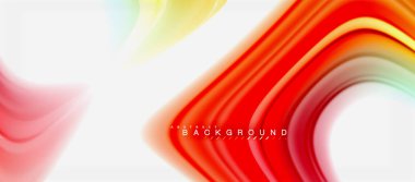 Gökkuşağı sıvı renk arka plan Bükülü sıvı tasarım, renkli mermer veya plastik dalgalı doku zemin, çok renkli şablonu için iş veya teknoloji sunu veya web broşür kapak