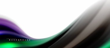 Sıvı sıvı karıştırma renkler konsepti üzerine açık gri renkli, eğri akışı, trendy soyut düzeni şablonu iş veya teknoloji sunu veya web broşür kapak için duvar kağıdı