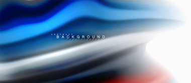 Sıvı sıvı karıştırma renkler konsepti üzerine açık gri renkli, eğri akışı, trendy soyut düzeni şablonu iş veya teknoloji sunu veya web broşür kapak için duvar kağıdı