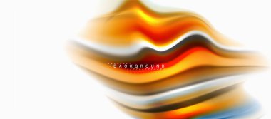 Sıvı sıvı karıştırma renkler konsepti üzerine açık gri renkli, eğri akışı, trendy soyut düzeni şablonu iş veya teknoloji sunu veya web broşür kapak için duvar kağıdı