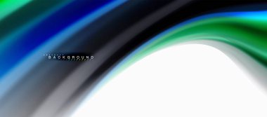 Sıvı sıvı karıştırma renkler konsepti üzerine açık gri renkli, eğri akışı, trendy soyut düzeni şablonu iş veya teknoloji sunu veya web broşür kapak için duvar kağıdı