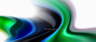 Sıvı sıvı karıştırma renkler konsepti üzerine açık gri renkli, eğri akışı, trendy soyut düzeni şablonu iş veya teknoloji sunu veya web broşür kapak için duvar kağıdı