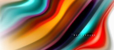 Sıvı sıvı karıştırma renkler konsepti üzerine açık gri renkli, eğri akışı, trendy soyut düzeni şablonu iş veya teknoloji sunu veya web broşür kapak için duvar kağıdı