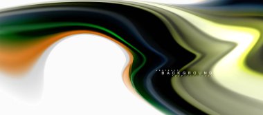 Sıvı sıvı karıştırma renkler konsepti üzerine açık gri renkli, eğri akışı, trendy soyut düzeni şablonu iş veya teknoloji sunu veya web broşür kapak için duvar kağıdı