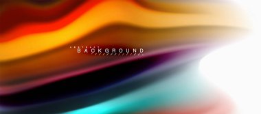 Sıvı sıvı karıştırma renkler konsepti üzerine açık gri renkli, eğri akışı, trendy soyut düzeni şablonu iş veya teknoloji sunu veya web broşür kapak için duvar kağıdı