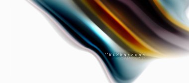 Sıvı sıvı karıştırma renkler konsepti üzerine açık gri renkli, eğri akışı, trendy soyut düzeni şablonu iş veya teknoloji sunu veya web broşür kapak için duvar kağıdı