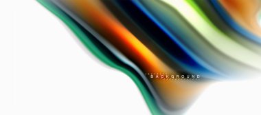 Sıvı sıvı karıştırma renkler konsepti üzerine açık gri renkli, eğri akışı, trendy soyut düzeni şablonu iş veya teknoloji sunu veya web broşür kapak için duvar kağıdı