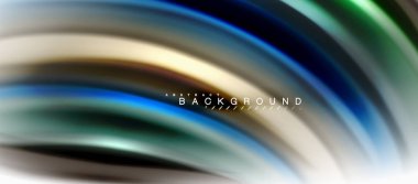 Sıvı sıvı karıştırma renkler konsepti üzerine açık gri renkli, eğri akışı, trendy soyut düzeni şablonu iş veya teknoloji sunu veya web broşür kapak için duvar kağıdı