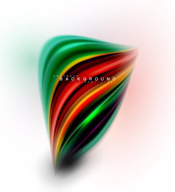 Sıvı sıvı karıştırma renkler konsepti üzerine açık gri renkli, dalga ve girdap eğrisi akışı satır, trendy soyut düzeni şablonu iş sunumu, app duvar kağıdı başlık sayfası, poster veya duvar kağıdı için