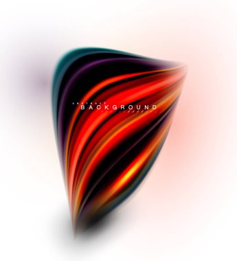 Sıvı sıvı karıştırma renkler konsepti üzerine açık gri renkli, dalga ve girdap eğrisi akışı satır, trendy soyut düzeni şablonu iş sunumu, app duvar kağıdı başlık sayfası, poster veya duvar kağıdı için