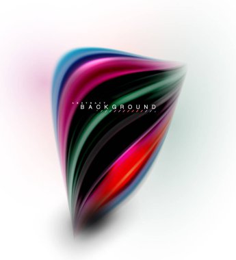 Sıvı sıvı karıştırma renkler konsepti üzerine açık gri renkli, dalga ve girdap eğrisi akışı satır, trendy soyut düzeni şablonu iş sunumu, app duvar kağıdı başlık sayfası, poster veya duvar kağıdı için