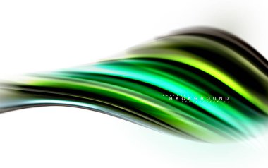 Sıvı sıvı karıştırma renkler konsepti üzerine açık gri renkli, dalga ve girdap eğrisi akışı satır, trendy soyut düzeni şablonu iş sunumu, app duvar kağıdı başlık sayfası, poster veya duvar kağıdı için