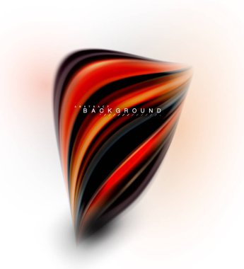 Sıvı sıvı karıştırma renkler konsepti üzerine açık gri renkli, dalga ve girdap eğrisi akışı satır, trendy soyut düzeni şablonu iş sunumu, app duvar kağıdı başlık sayfası, poster veya duvar kağıdı için