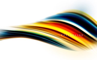 Sıvı sıvı karıştırma renkler konsepti üzerine açık gri renkli, dalga ve girdap eğrisi akışı satır, trendy soyut düzeni şablonu iş sunumu, app duvar kağıdı başlık sayfası, poster veya duvar kağıdı için