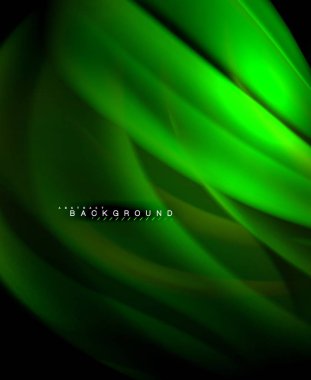 Neon holografik sıvı renkli dalga web, duvar kağıdı, desen, doku ve arka plan için