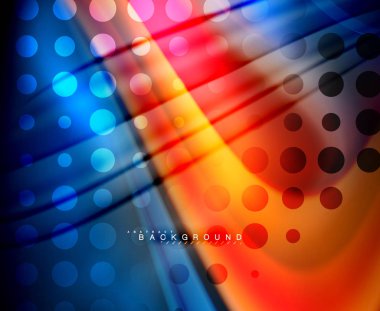 Neon holografik sıvı renkli dalga web, duvar kağıdı, desen, doku ve arka plan için