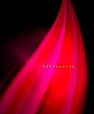 Neon holografik sıvı renkli dalga web, duvar kağıdı, desen, doku ve arka plan için