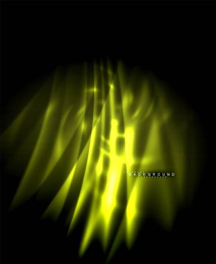 Neon parlayan techno hatları, yüksek teknoloji fütüristik arka plan şablonu kare şekilleri ile