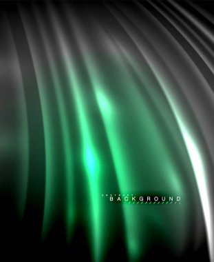 Neon parlayan techno hatları, yüksek teknoloji fütüristik arka plan şablonu kare şekilleri ile