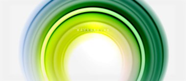 Gökkuşağı sıvı renkli arka plan - girdap ve daireler, bükülmüş sıvı renkler, renkli mermer veya plastik dalgalı doku zemin, çok renkli şablonu için iş veya teknoloji