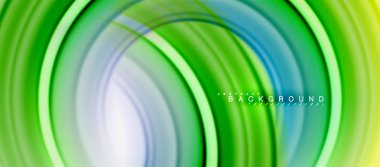 Gökkuşağı sıvı renkli arka plan - girdap ve daireler, bükülmüş sıvı renkler, renkli mermer veya plastik dalgalı doku zemin, çok renkli şablonu için iş veya teknoloji