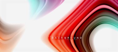 Gökkuşağı sıvı renk arka plan Bükülü sıvı tasarım, renkli mermer veya plastik dalgalı doku zemin, çok renkli şablonu için iş veya teknoloji sunu veya web broşür kapak