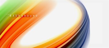 Gökkuşağı sıvı renk arka plan Bükülü sıvı tasarım, renkli mermer veya plastik dalgalı doku zemin, çok renkli şablonu için iş veya teknoloji sunu veya web broşür kapak