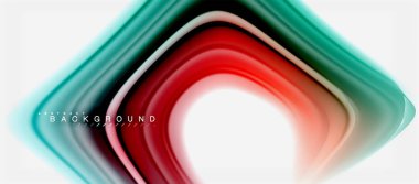 Gökkuşağı sıvı renk arka plan Bükülü sıvı tasarım, renkli mermer veya plastik dalgalı doku zemin, çok renkli şablonu için iş veya teknoloji sunu veya web broşür kapak