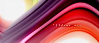 Gökkuşağı sıvı renk arka plan Bükülü sıvı tasarım, renkli mermer veya plastik dalgalı doku zemin, çok renkli şablonu için iş veya teknoloji sunu veya web broşür kapak