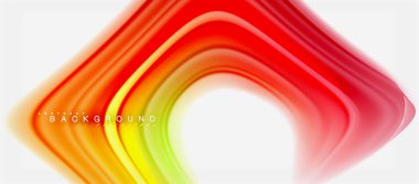 Gökkuşağı sıvı renk arka plan Bükülü sıvı tasarım, renkli mermer veya plastik dalgalı doku zemin, çok renkli şablonu için iş veya teknoloji sunu veya web broşür kapak