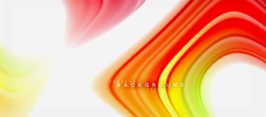 Gökkuşağı sıvı renk arka plan Bükülü sıvı tasarım, renkli mermer veya plastik dalgalı doku zemin, çok renkli şablonu için iş veya teknoloji sunu veya web broşür kapak