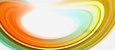 Gökkuşağı sıvı renk arka plan Bükülü sıvı tasarım, renkli mermer veya plastik dalgalı doku zemin, çok renkli şablonu için iş veya teknoloji sunu veya web broşür kapak