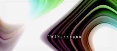 Gökkuşağı sıvı renk arka plan Bükülü sıvı tasarım, renkli mermer veya plastik dalgalı doku zemin, çok renkli şablonu için iş veya teknoloji sunu veya web broşür kapak