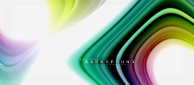 Gökkuşağı sıvı renk arka plan Bükülü sıvı tasarım, renkli mermer veya plastik dalgalı doku zemin, çok renkli şablonu için iş veya teknoloji sunu veya web broşür kapak
