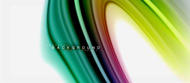 Gökkuşağı sıvı renk arka plan Bükülü sıvı tasarım, renkli mermer veya plastik dalgalı doku zemin, çok renkli şablonu için iş veya teknoloji sunu veya web broşür kapak