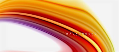 Gökkuşağı sıvı renk arka plan Bükülü sıvı tasarım, renkli mermer veya plastik dalgalı doku zemin, çok renkli şablonu için iş veya teknoloji sunu veya web broşür kapak