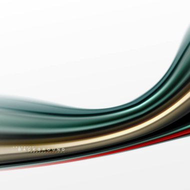 Sıvı sıvı karıştırma renkler konsepti üzerine açık gri renkli, eğri akışı, trendy soyut düzeni şablonu iş veya teknoloji sunu veya web broşür kapak için duvar kağıdı