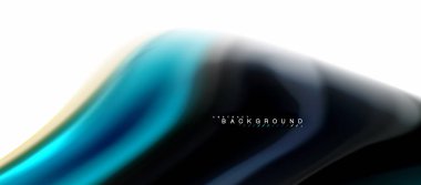 Sıvı sıvı karıştırma renkler konsepti üzerine açık gri renkli, eğri akışı, trendy soyut düzeni şablonu iş veya teknoloji sunu veya web broşür kapak için duvar kağıdı