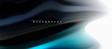 Sıvı sıvı karıştırma renkler konsepti üzerine açık gri renkli, eğri akışı, trendy soyut düzeni şablonu iş veya teknoloji sunu veya web broşür kapak için duvar kağıdı