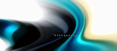 Sıvı sıvı karıştırma renkler konsepti üzerine açık gri renkli, eğri akışı, trendy soyut düzeni şablonu iş veya teknoloji sunu veya web broşür kapak için duvar kağıdı