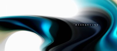 Sıvı sıvı karıştırma renkler konsepti üzerine açık gri renkli, eğri akışı, trendy soyut düzeni şablonu iş veya teknoloji sunu veya web broşür kapak için duvar kağıdı