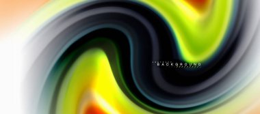 Sıvı sıvı karıştırma renkler konsepti üzerine açık gri renkli, eğri akışı, trendy soyut düzeni şablonu iş veya teknoloji sunu veya web broşür kapak için duvar kağıdı