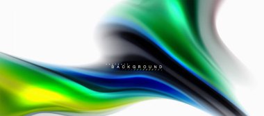 Sıvı sıvı karıştırma renkler konsepti üzerine açık gri renkli, eğri akışı, trendy soyut düzeni şablonu iş veya teknoloji sunu veya web broşür kapak için duvar kağıdı