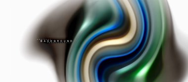 Sıvı sıvı karıştırma renkler konsepti üzerine açık gri renkli, eğri akışı, trendy soyut düzeni şablonu iş veya teknoloji sunu veya web broşür kapak için duvar kağıdı