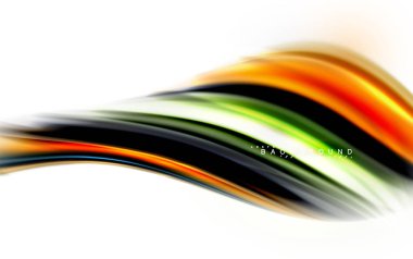 Sıvı sıvı karıştırma renkler konsepti üzerine açık gri renkli, dalga ve girdap eğrisi akışı satır, trendy soyut düzeni şablonu iş sunumu, app duvar kağıdı başlık sayfası, poster veya duvar kağıdı için