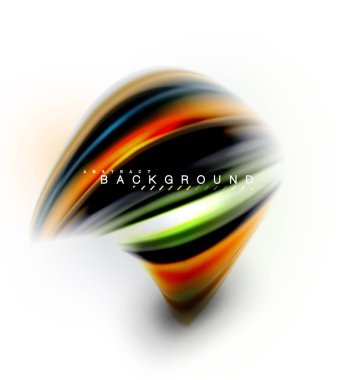 Sıvı sıvı karıştırma renkler konsepti üzerine açık gri renkli, dalga ve girdap eğrisi akışı satır, trendy soyut düzeni şablonu iş sunumu, app duvar kağıdı başlık sayfası, poster veya duvar kağıdı için