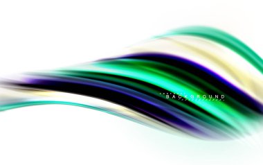 Sıvı sıvı karıştırma renkler konsepti üzerine açık gri renkli, dalga ve girdap eğrisi akışı satır, trendy soyut düzeni şablonu iş sunumu, app duvar kağıdı başlık sayfası, poster veya duvar kağıdı için