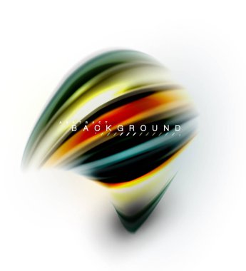 Sıvı sıvı karıştırma renkler konsepti üzerine açık gri renkli, dalga ve girdap eğrisi akışı satır, trendy soyut düzeni şablonu iş sunumu, app duvar kağıdı başlık sayfası, poster veya duvar kağıdı için