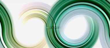 Gökkuşağı sıvı renkli arka plan - girdap ve daireler, bükülmüş sıvı renkler, renkli mermer veya plastik dalgalı doku zemin, çok renkli şablonu için iş veya teknoloji